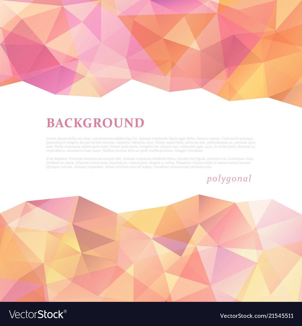 Abstract triangular banner vector image Abstract triangular banner