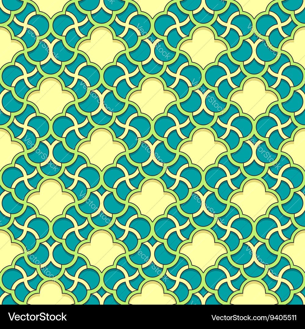 Arabic pattern seamless ornament Royalty Free Vector Image