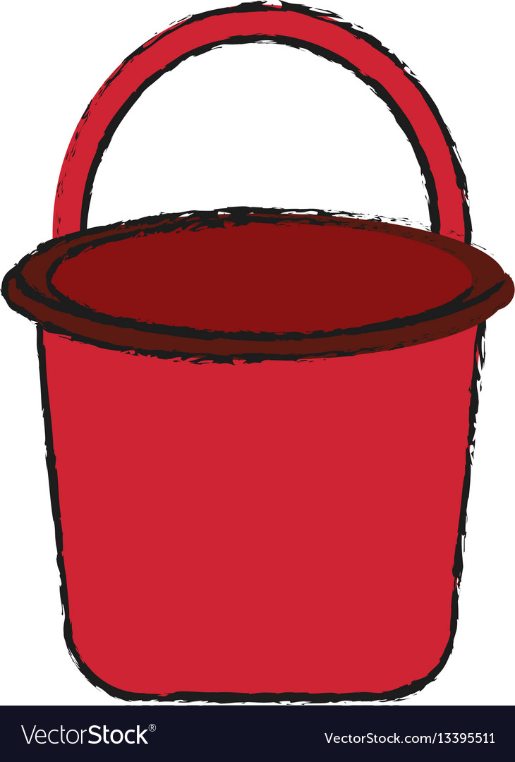 Bucket with handle icon image