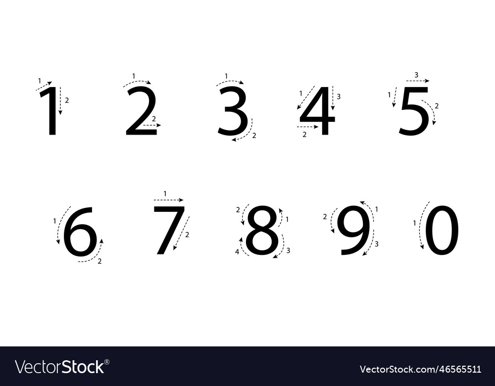 How to write number practice writing numbers wr