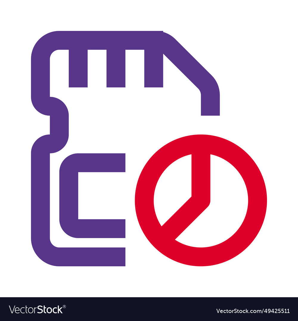 Pie chart sd card storage usage