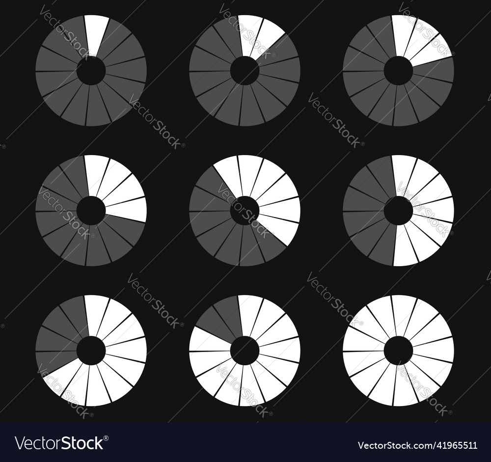 Preloader circular loading bar pie chart
