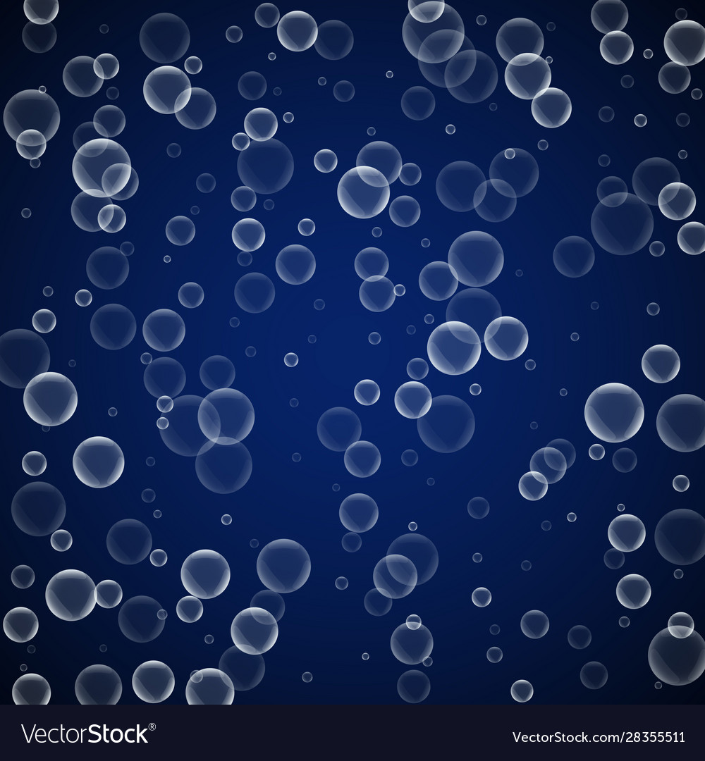 Random soap bubbles abstract background blowing b