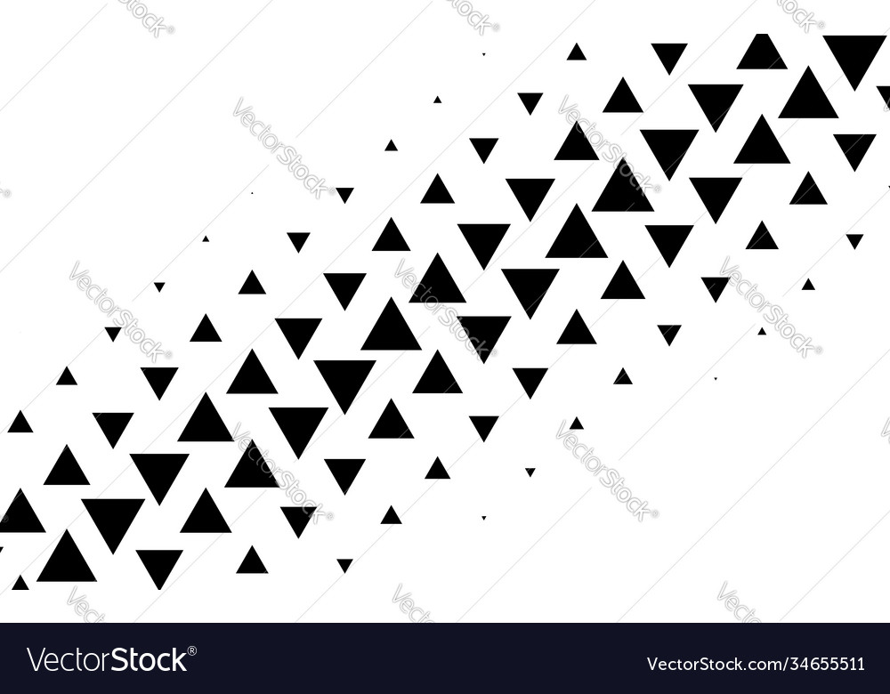 Triangles halftone triangle geometric background vector image Triangles halftone triangle geometric background