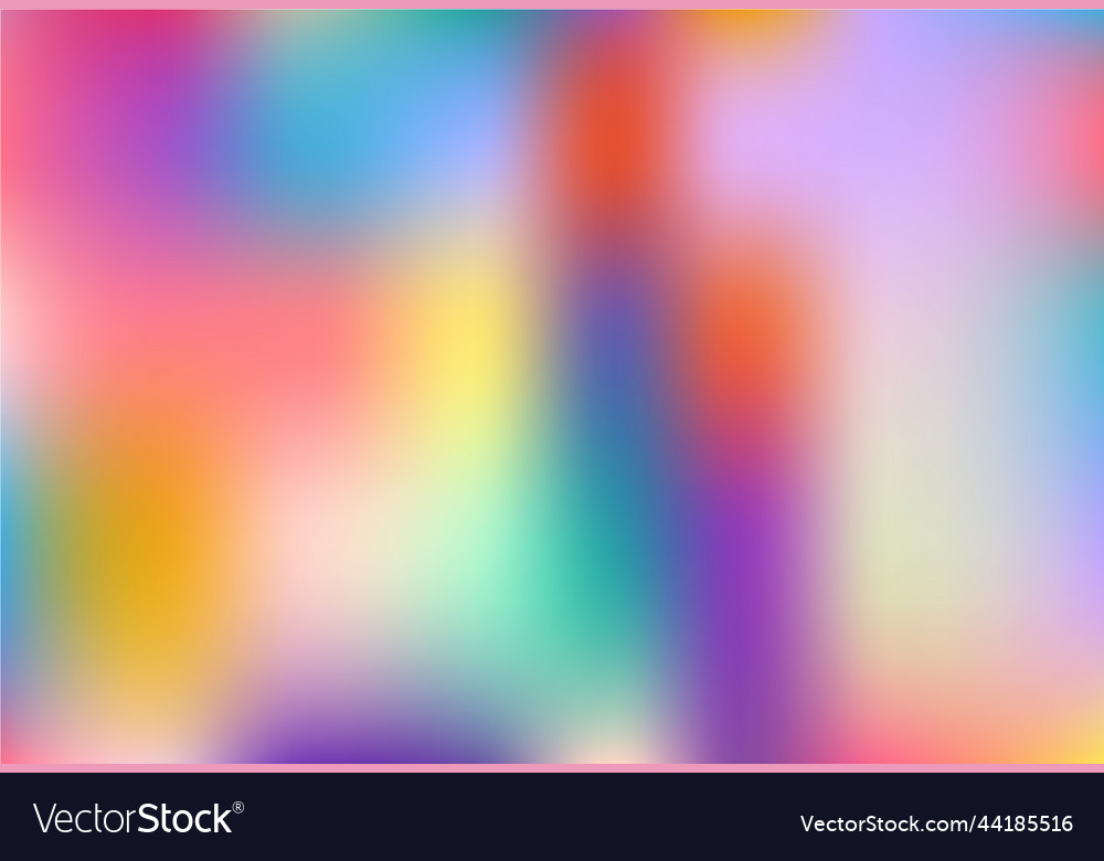 Abstract colorful holographic gradient background