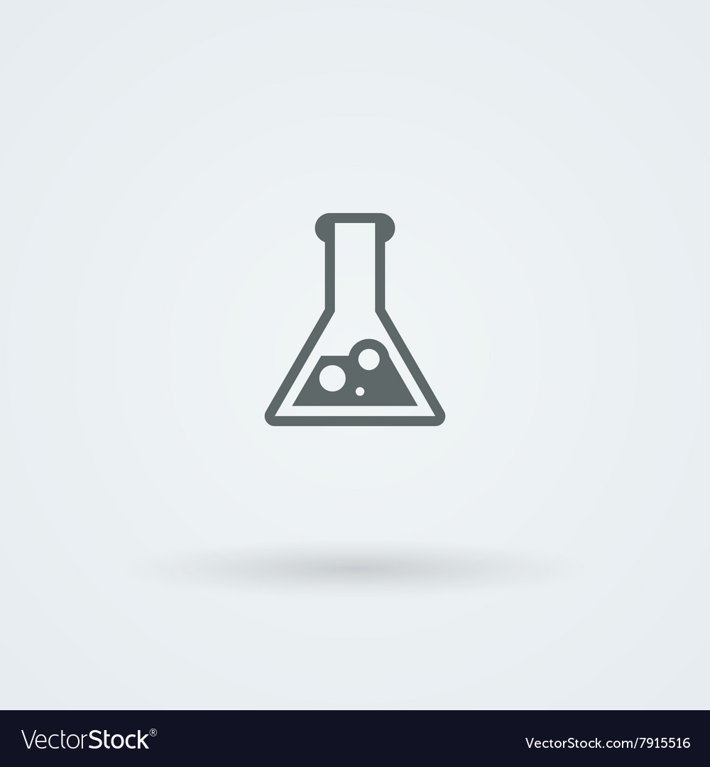 Flask with the boiling liquid science