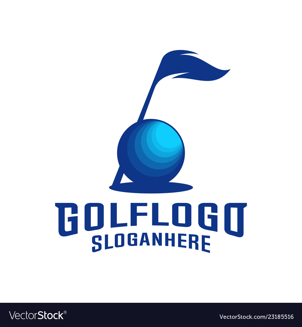 Modern golf badge logo club design