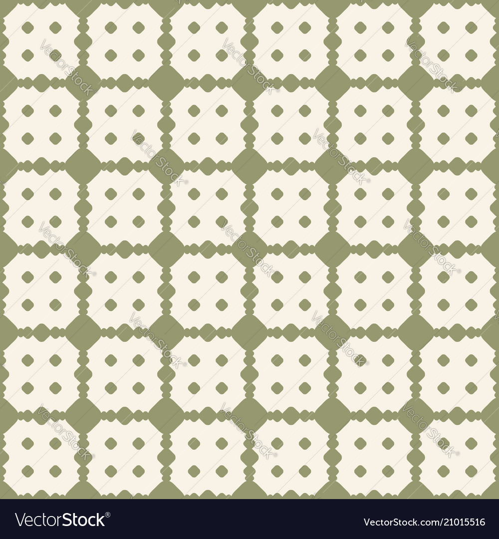 Retro vintage seamless pattern green texture Vector Image