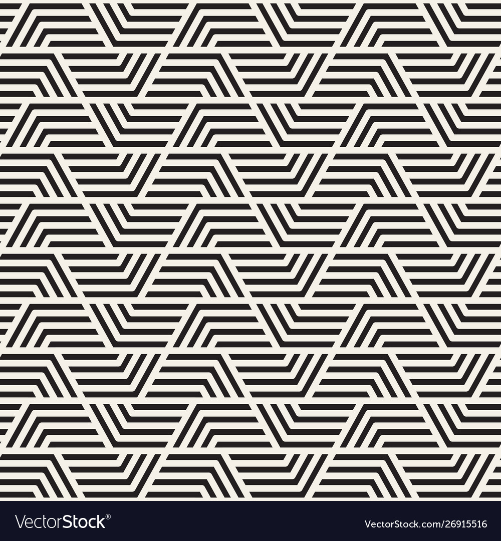 Seamless interlaced stylish pattern Royalty Free Vector