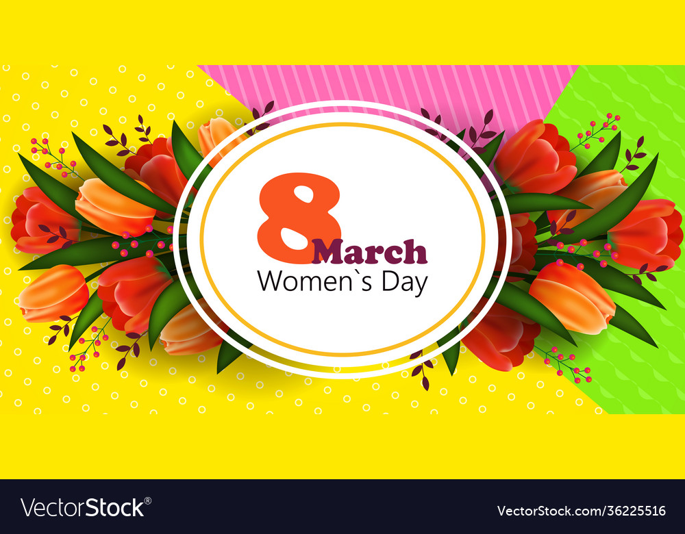 Womens day 8 march holiday celebration sale banner