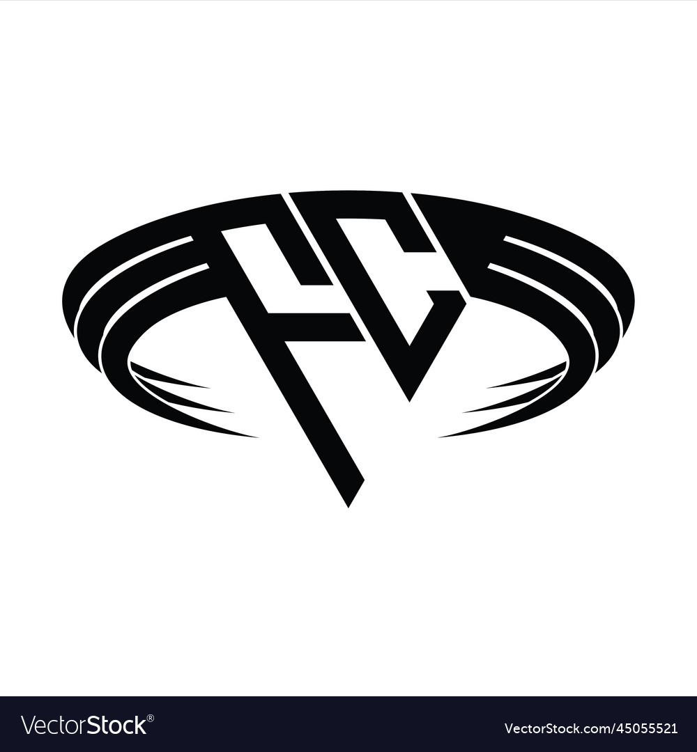FC Monogram Logo - Triangle Slice