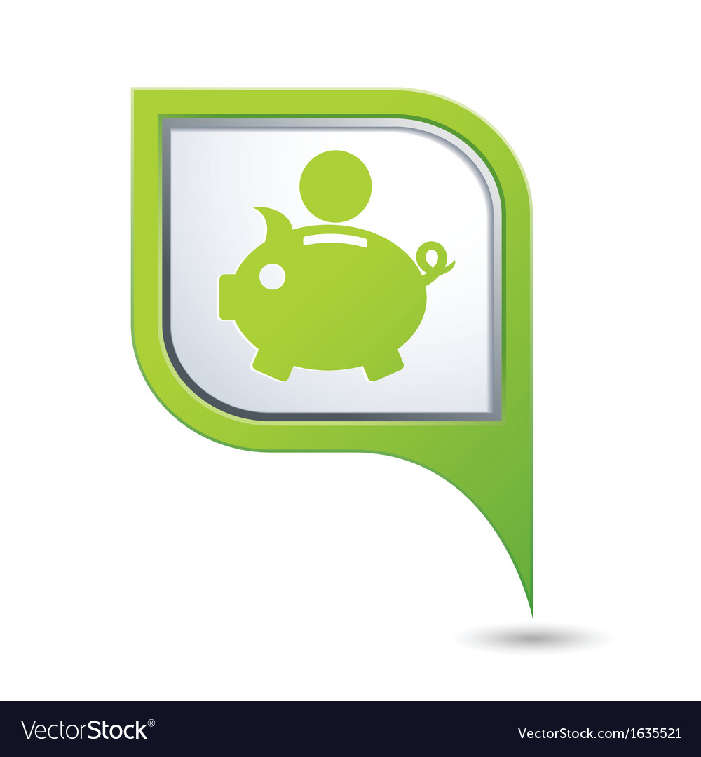 Piggy Bank Map Pointer