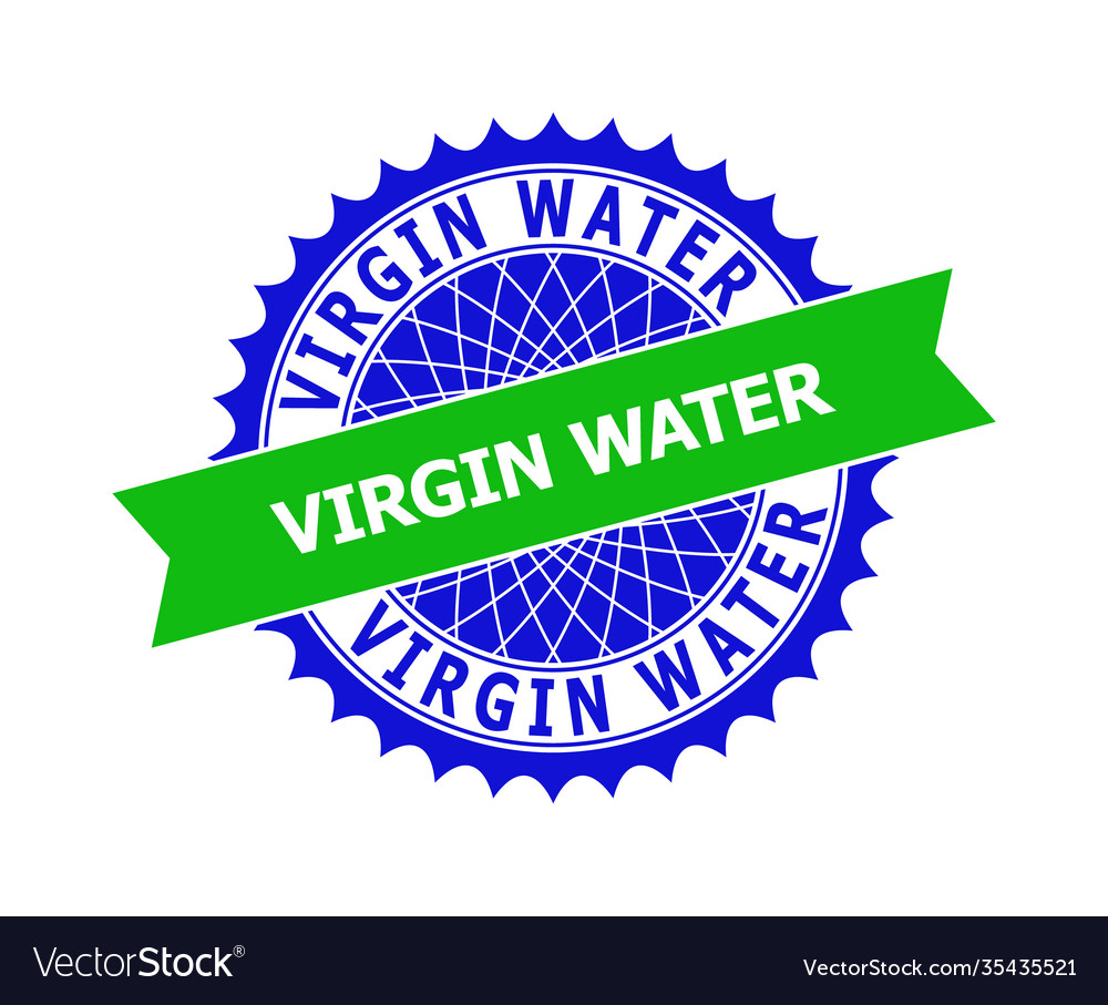 Virgin water bicolor clean rosette template