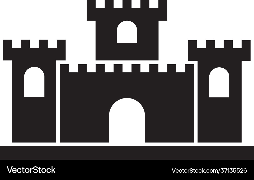 Castle Royalty Free Vector Image - VectorStock