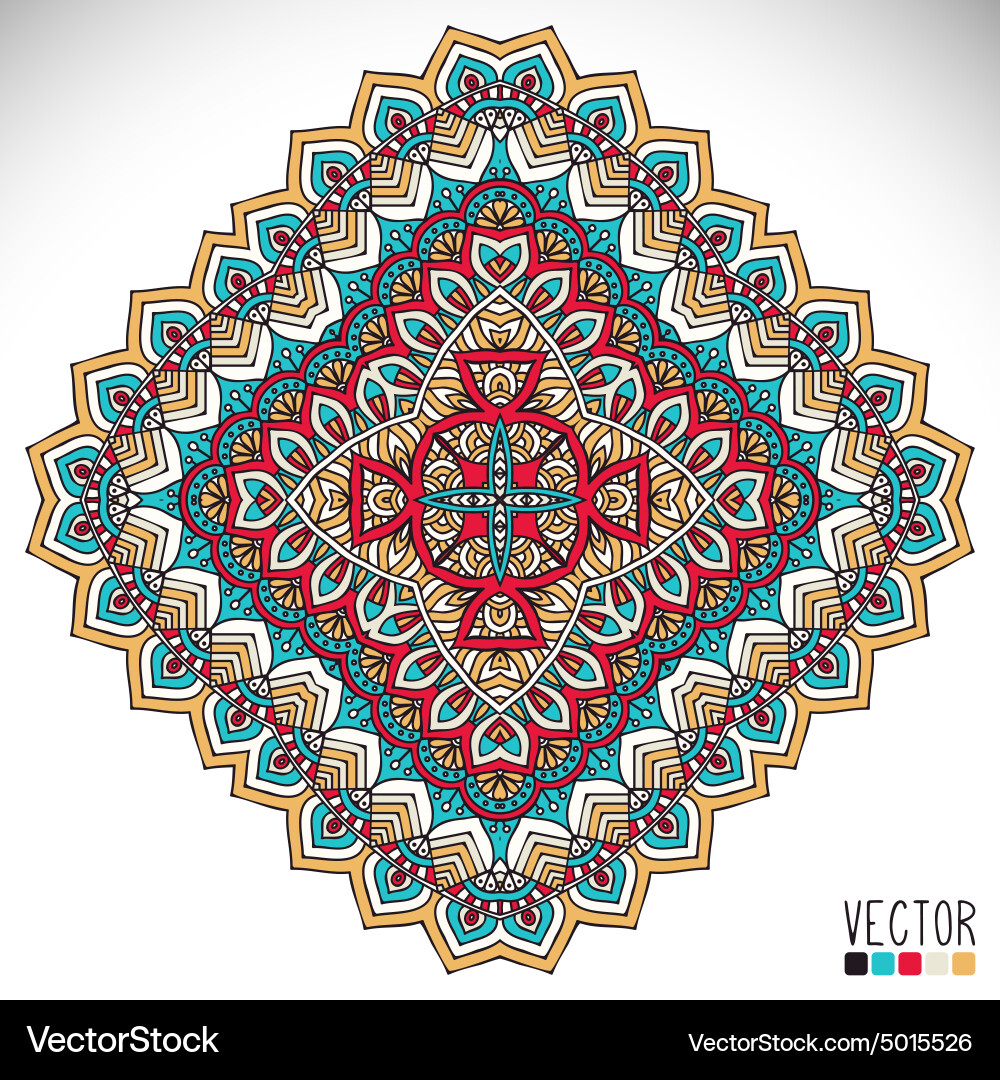 Mandala Royalty Free Vector Image - VectorStock