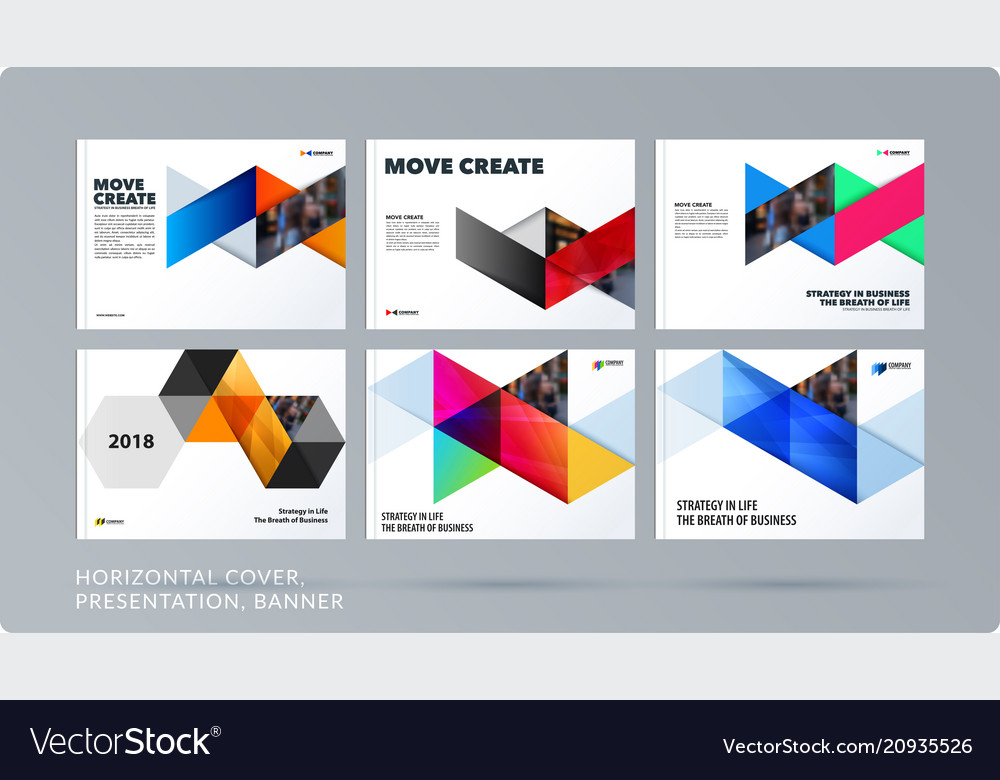 Modern Triangular Presentation Template