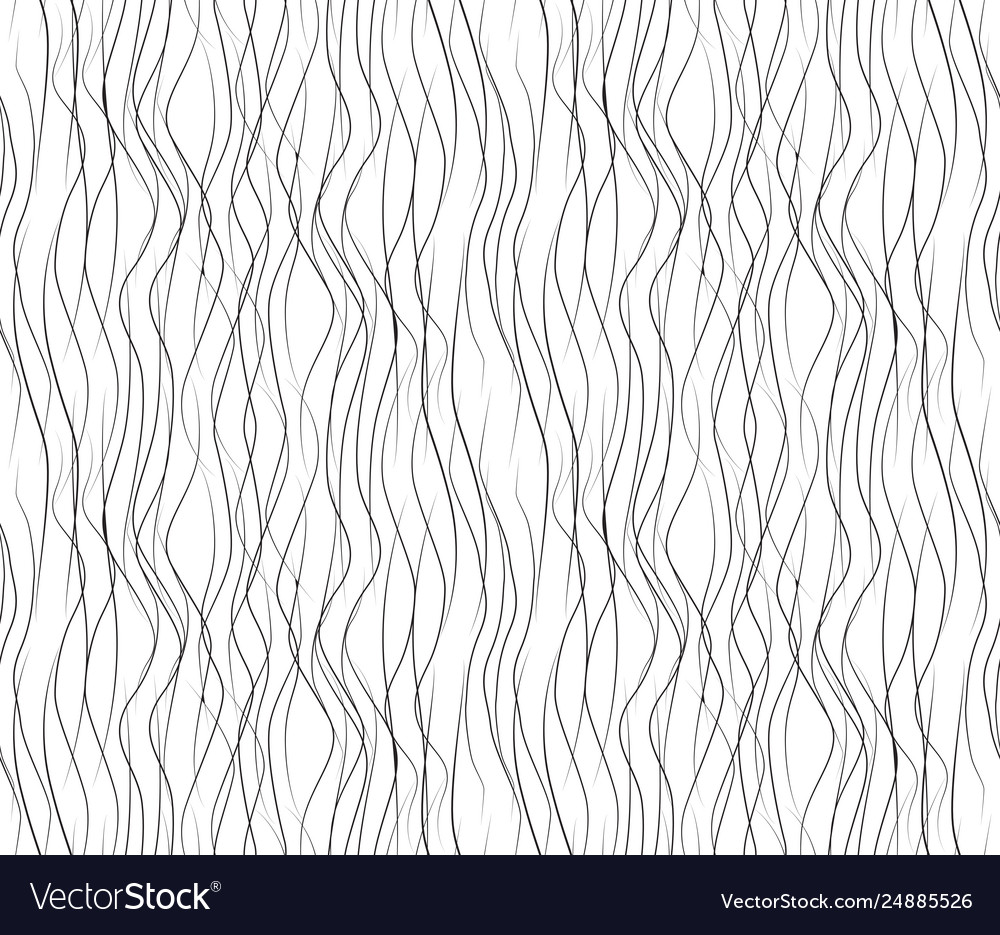 Seamless pattern with wavy drawn lines vector image Seamless pattern with wavy drawn lines