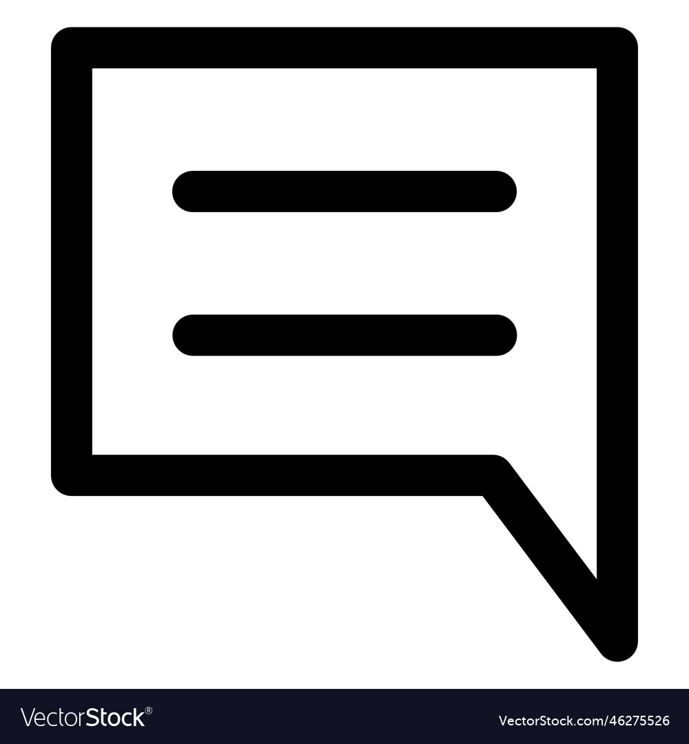 Writing comment feedback icon message symbol vector image Writing comment feedback icon message symbol
