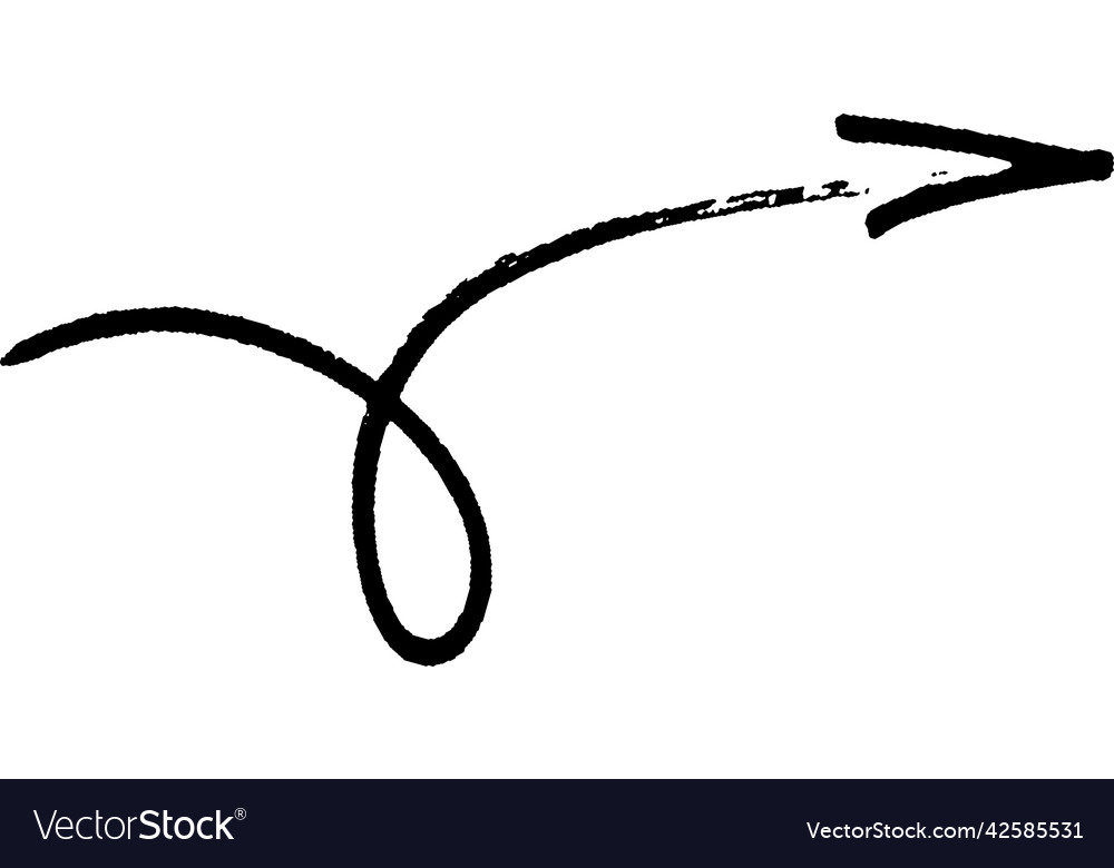 Smooth Arrow Pointer - Two Loops Up