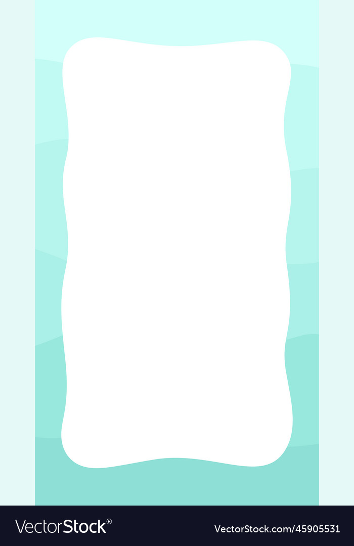 Vertical abstract gradient waves border monotone vector image Vertical abstract gradient waves border monotone