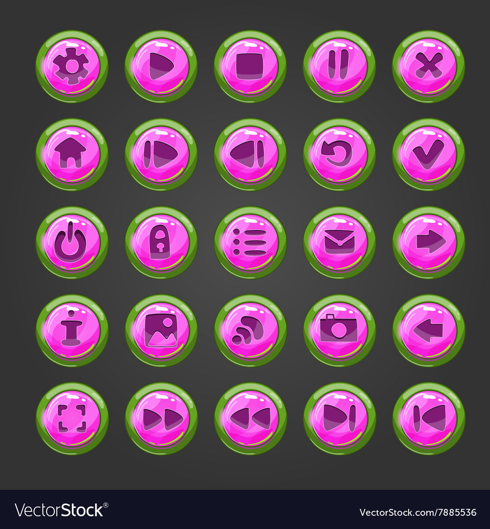 Big set of button for game design-6