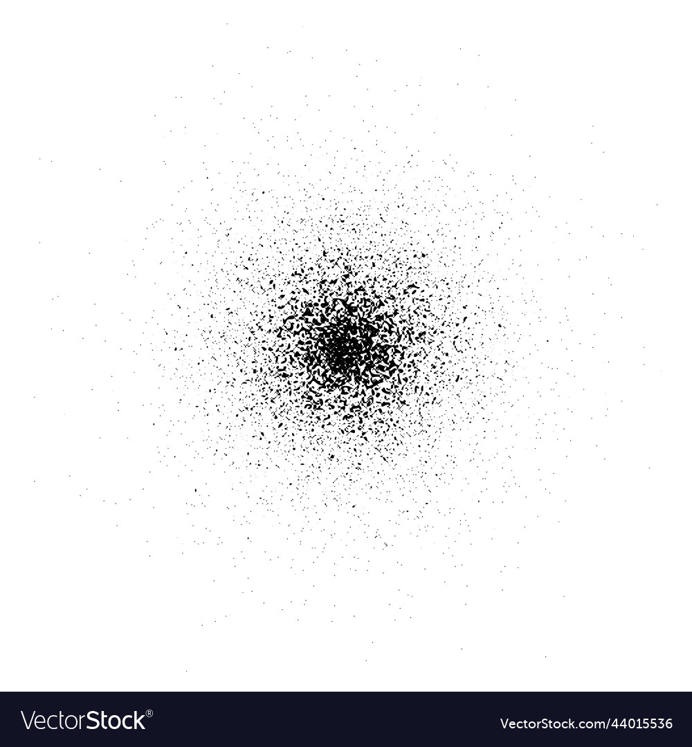 Circle grain texture radial faded noise gradient vector image Circle grain texture radial faded noise gradient