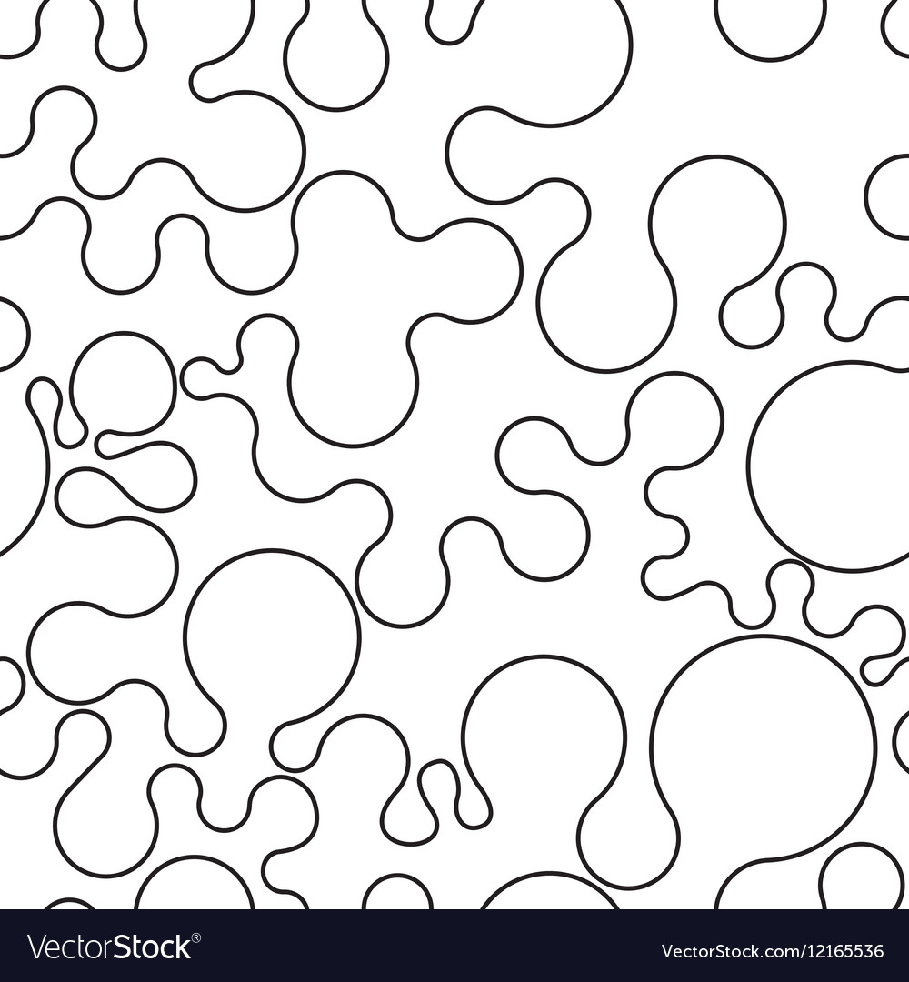 Foam Bubbles Seamless Pattern