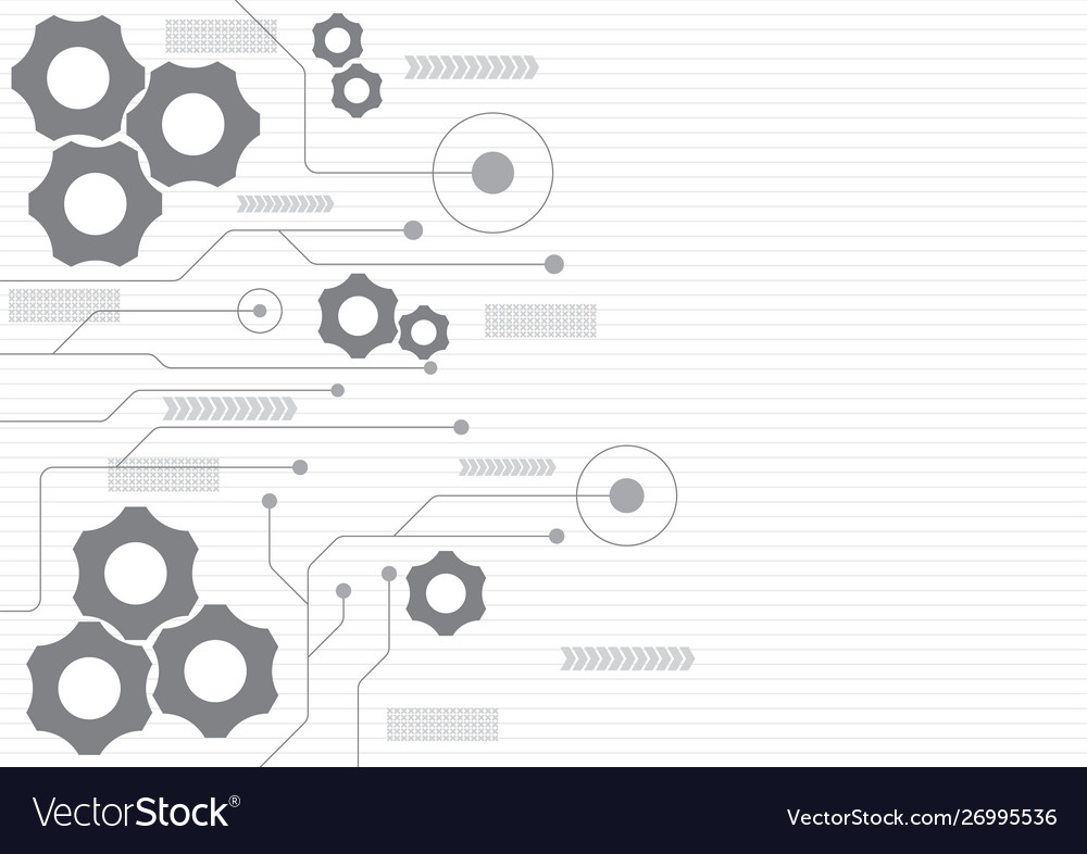 Hightech-Technologie geometrische vector image Hightech-Technologie geometrische