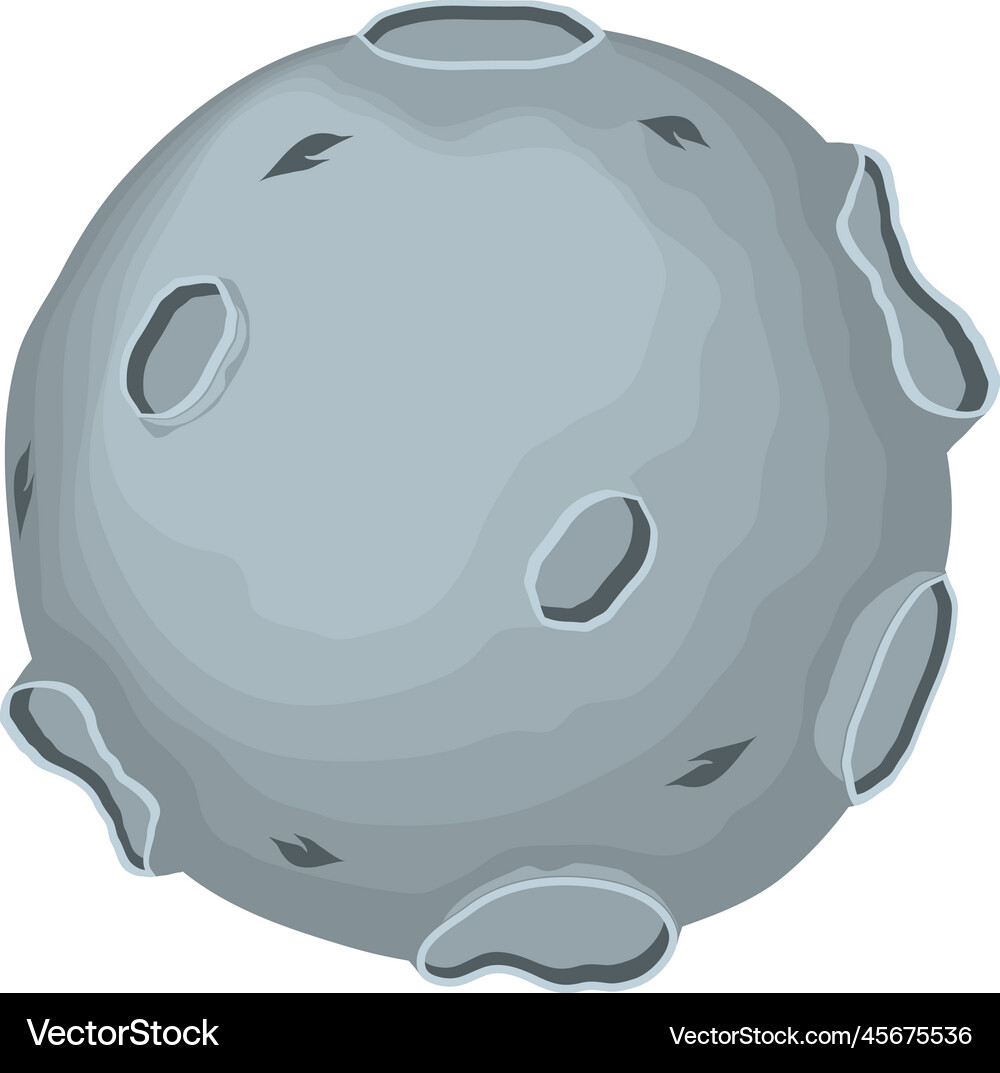 Moon space outer Royalty Free Vector Image - VectorStock