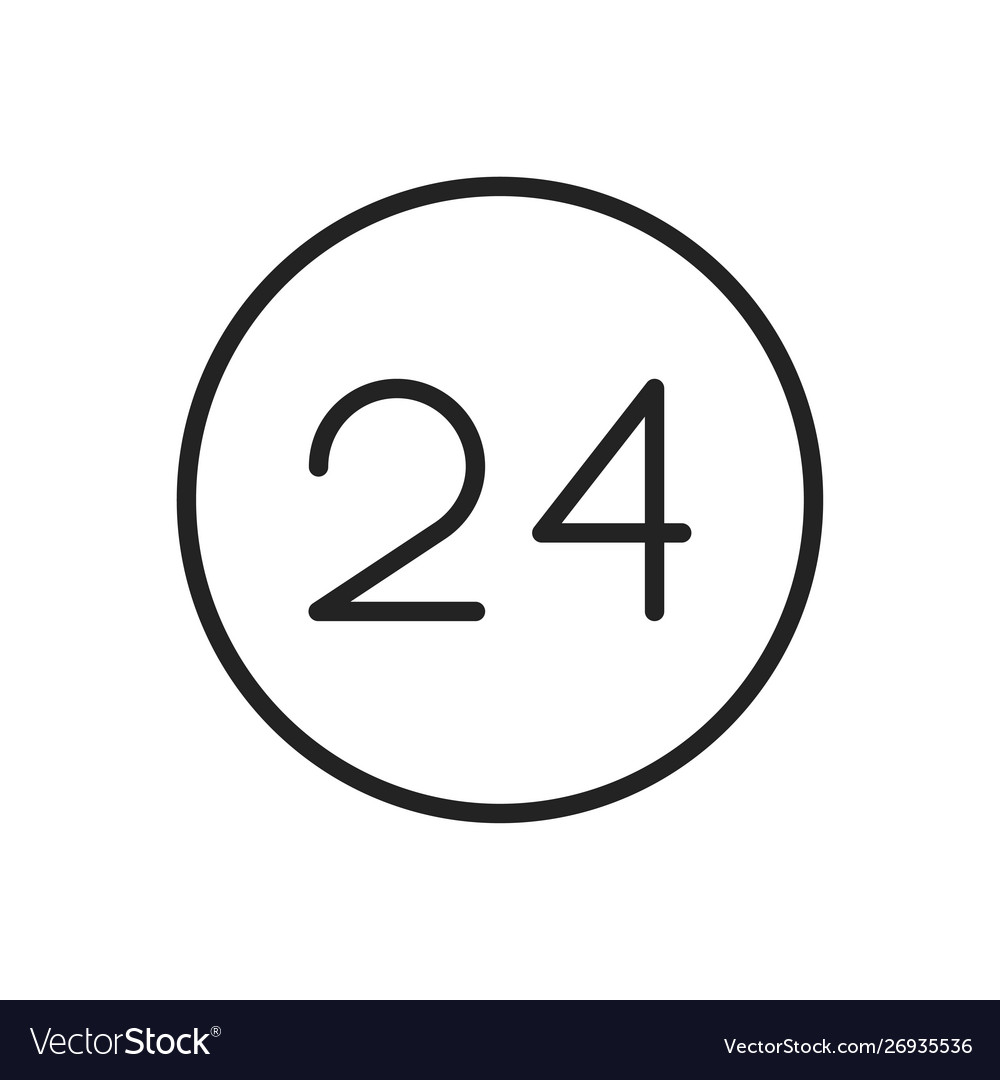 Zeit und Uhr Web-Symbole im Linienstil Timer