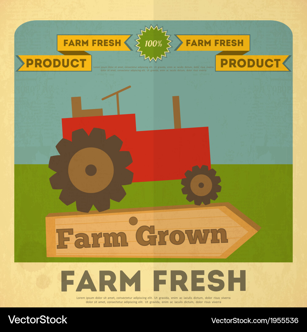 Tractor Royalty Free Vector Image - VectorStock