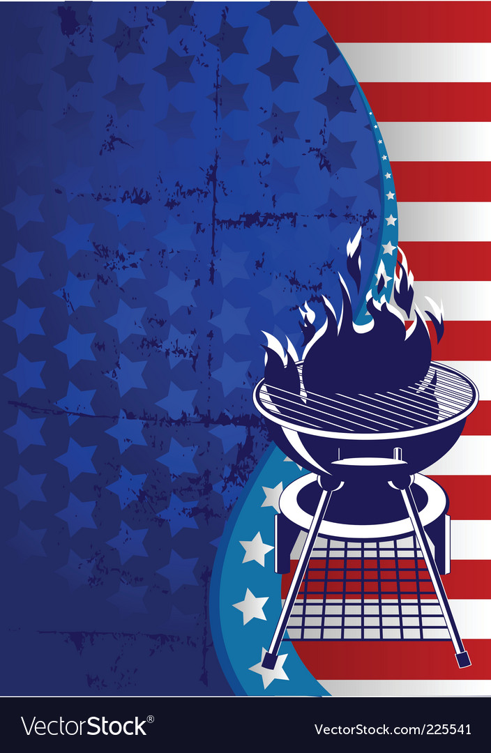 Barbeque background Royalty Free Vector Image - VectorStock