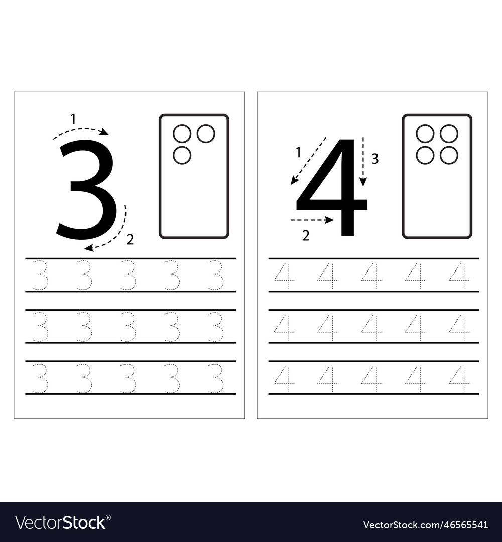 How to write number practice writing numbers wr