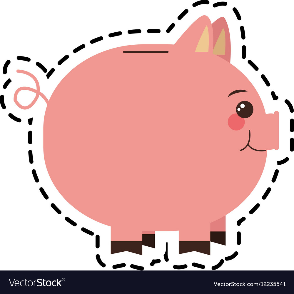 Isolated piggy design