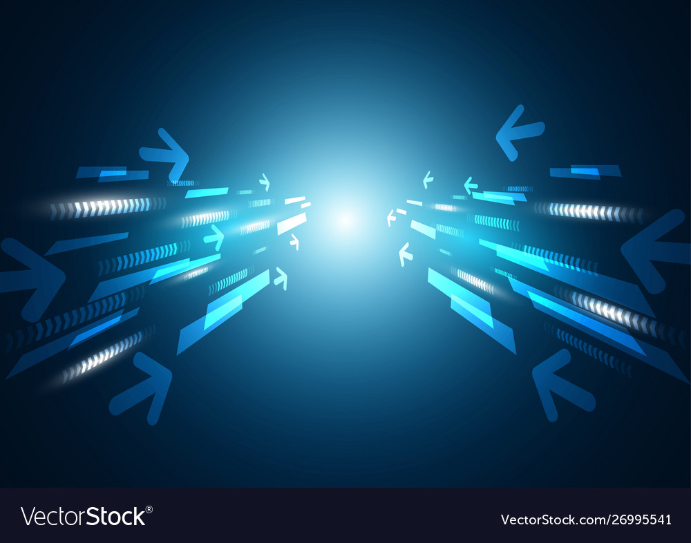 Line arrow movement abstract background vector image Line arrow movement abstract background