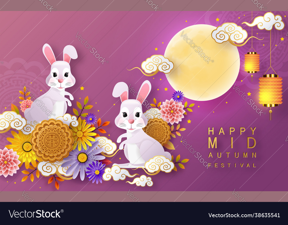 Mid Autumn Festival - Moon Goddess & Rabbit