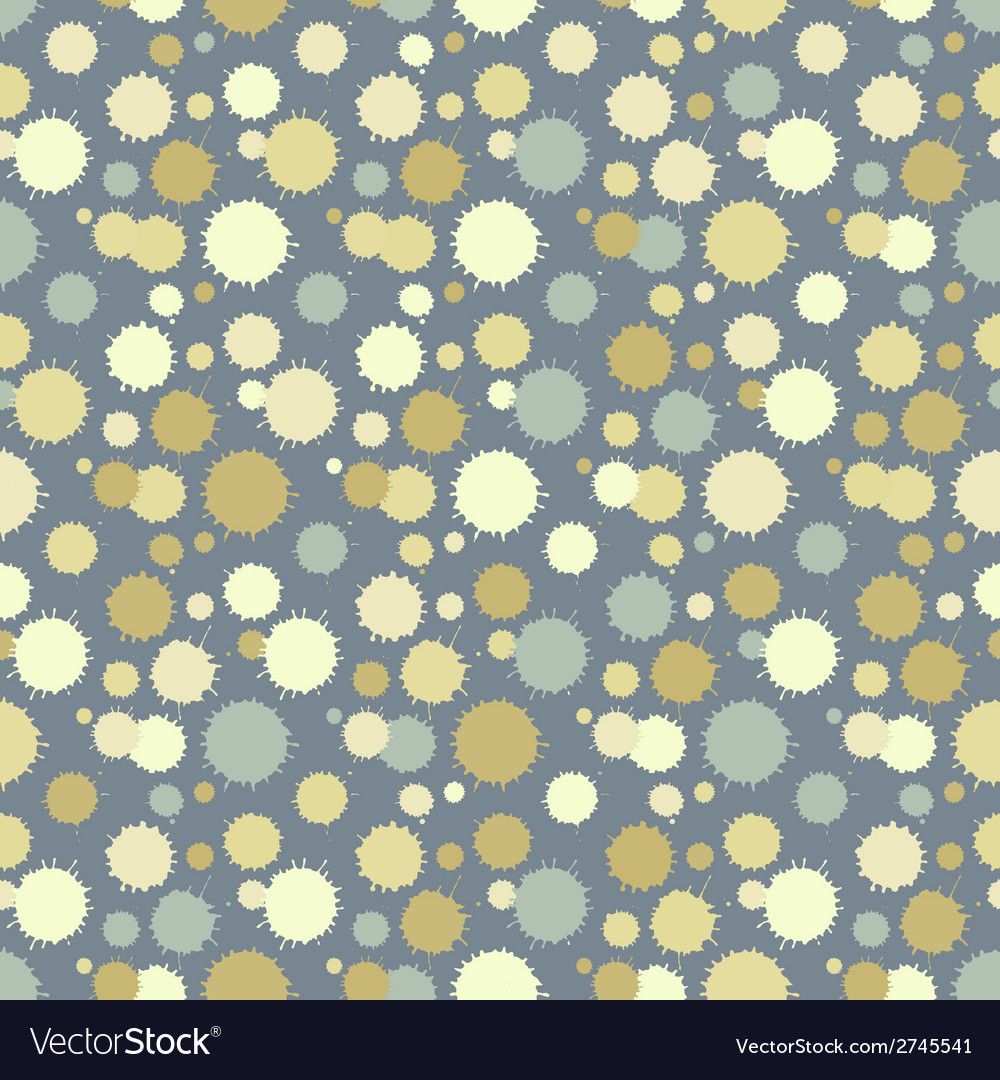Seamless pattern with painted splash texture