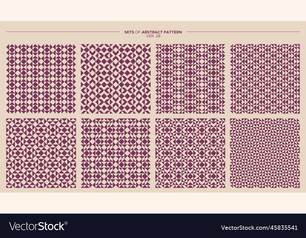 Simple geometric pattern design bundle