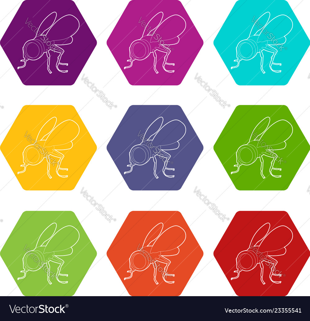 spy fly icons set 9 spy fly