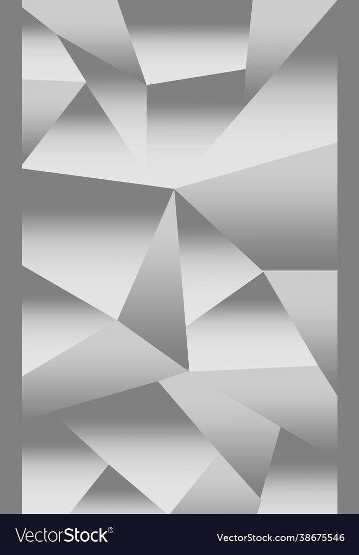 Abstract gray triangles background in different