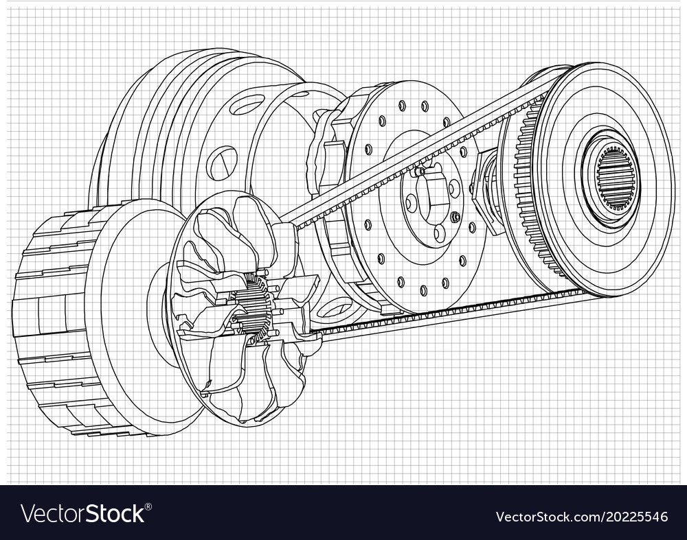 Belt gear Royalty Free Vector Image - VectorStock