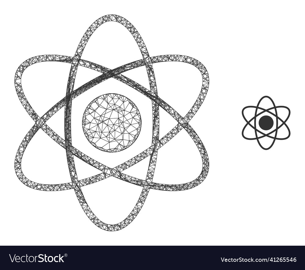 Gerafftes Mesh-Atom-Symbol