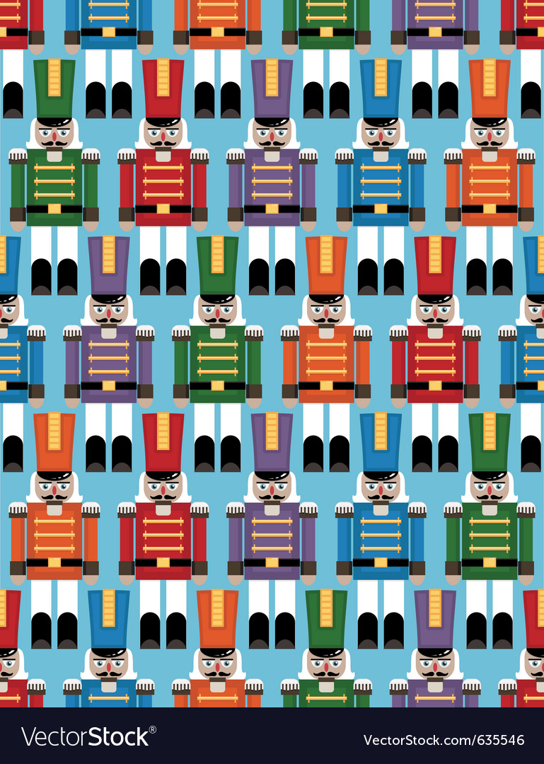 Nutcracker pattern Royalty Free Vector Image - VectorStock
