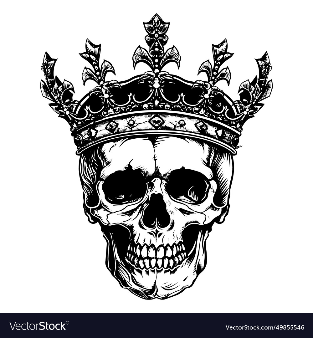 Skull in the crown