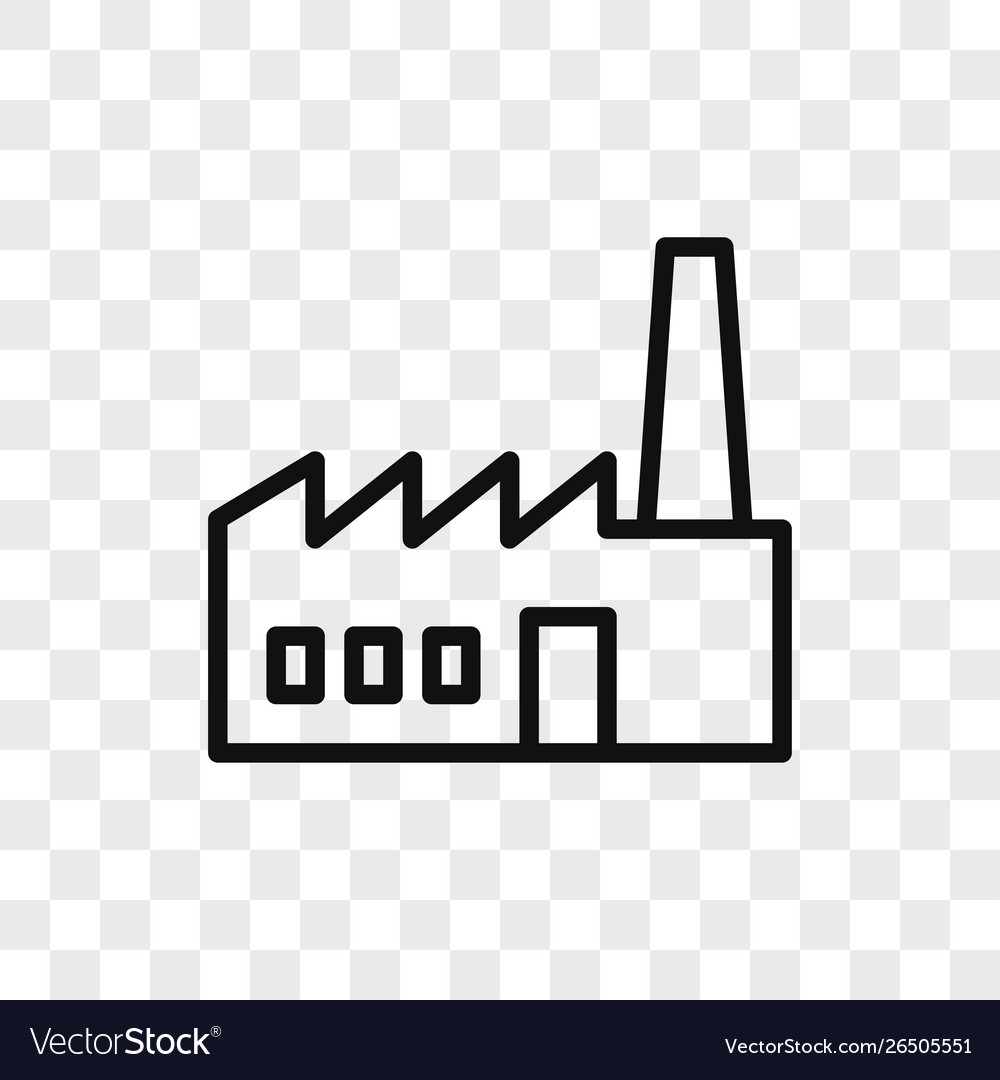 Factory icon simple factory sign in modern Vector Image
