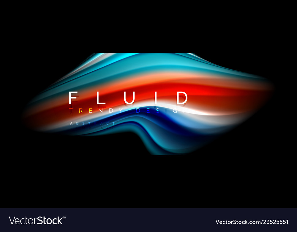 Fluid Wave Background - Geometric Pattern