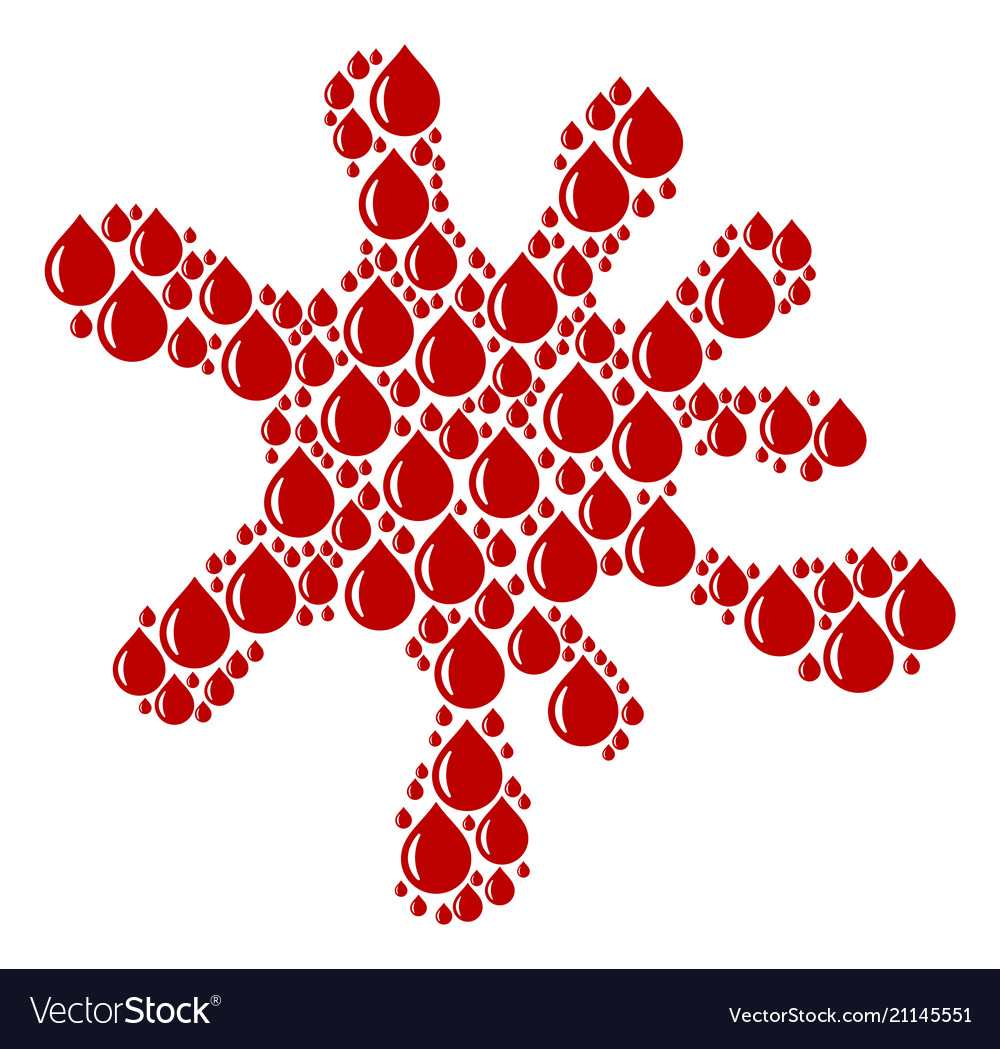 Splash shape of drop icons