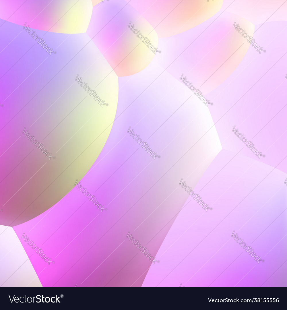 Abstract background with pearlescent soft bubbles vector image Abstract background with pearlescent soft bubbles