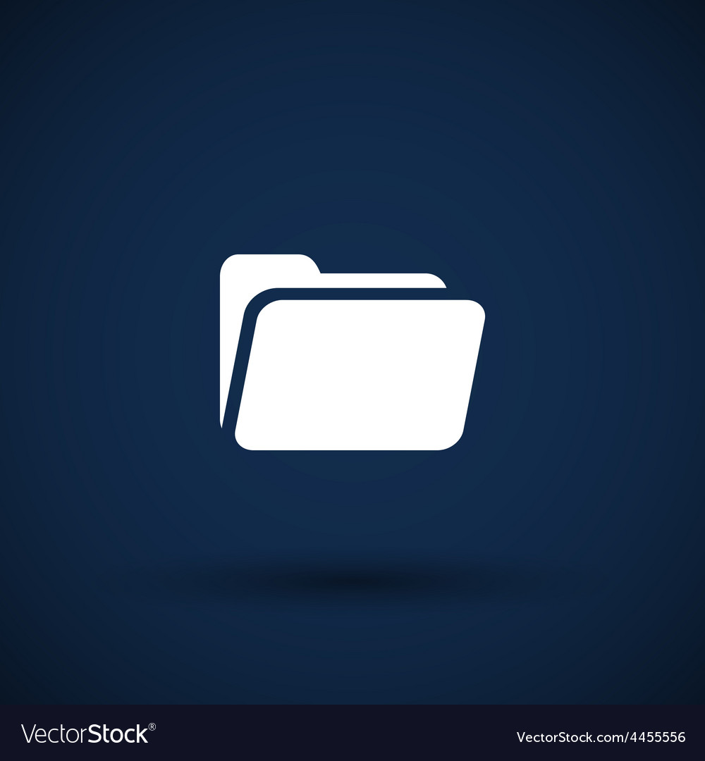 Circle icon folder binder isolated file document