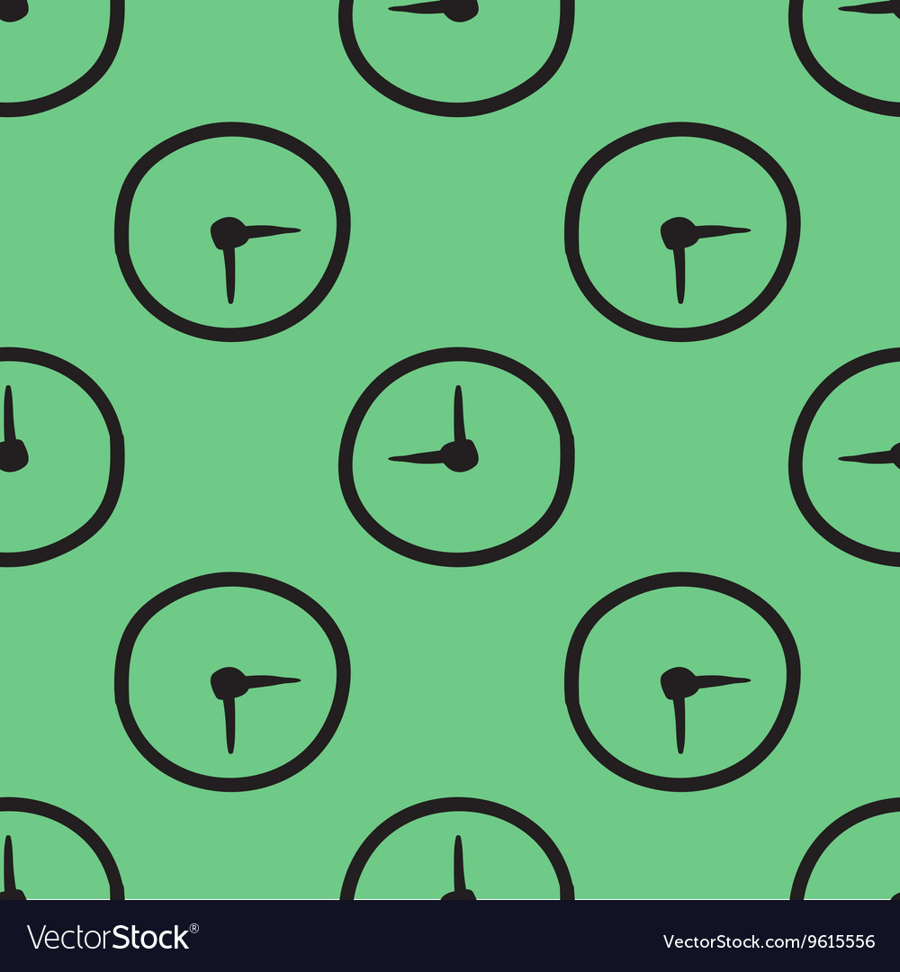 Clock patterned background